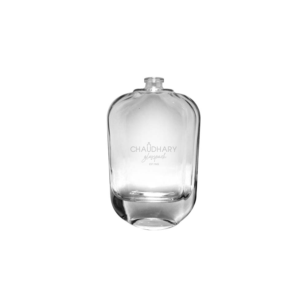 100ml-cpr12-319 sophisticated clear perfume glass bottle