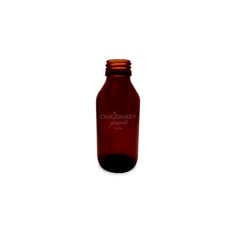 100ml-ipca-mark-2 amber glass bottle for syrup