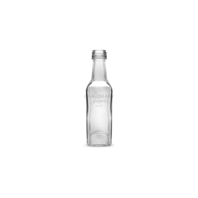 Flint 100ml Marasca bottle, 24PP STD neck: Chaudhary GlassPack