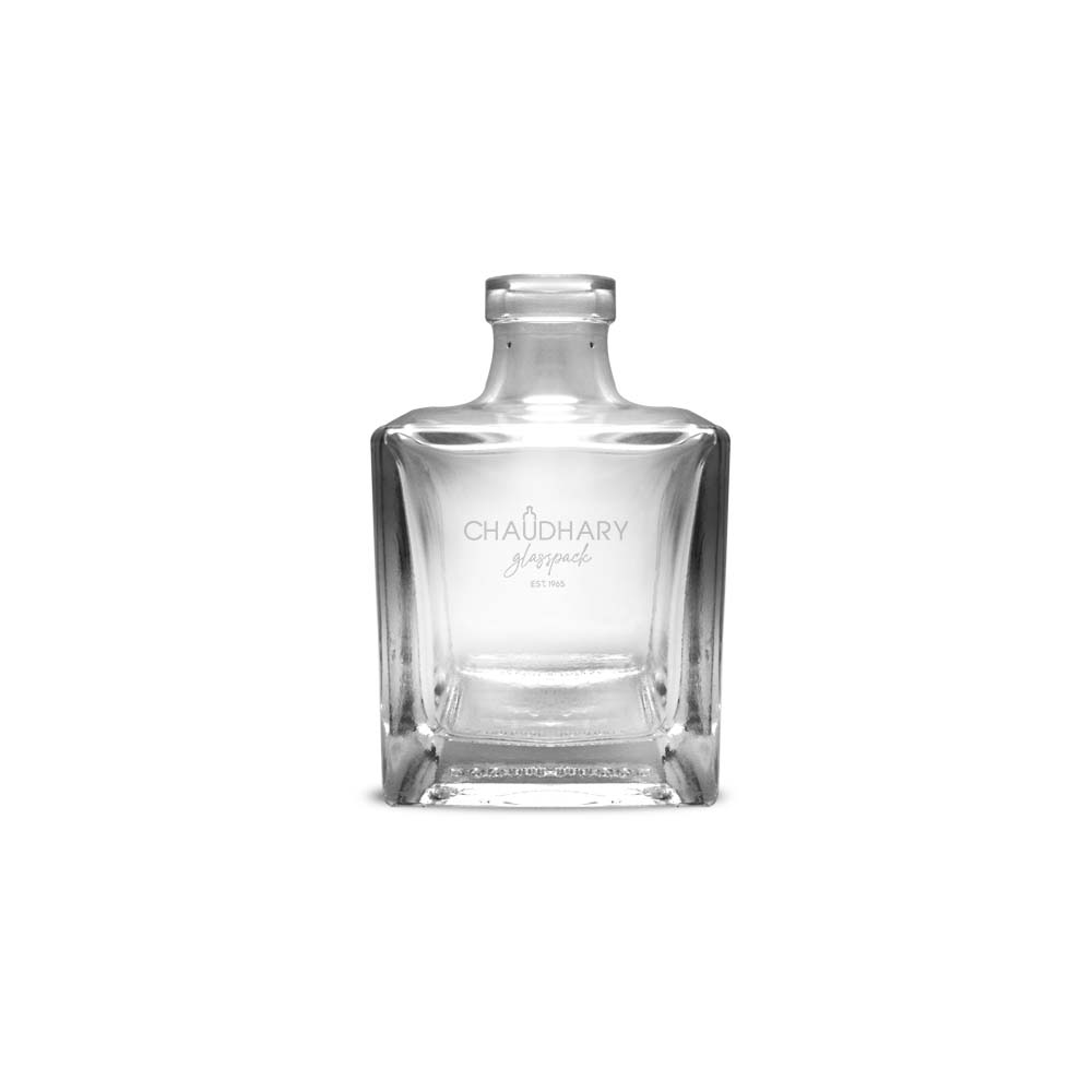 200ml square clear glass-bottled reed diffuser