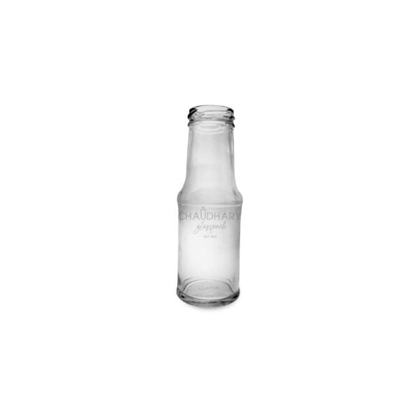 200ml SOS Round Glass Bottle