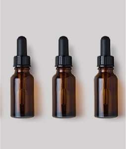 glass dropper bottle