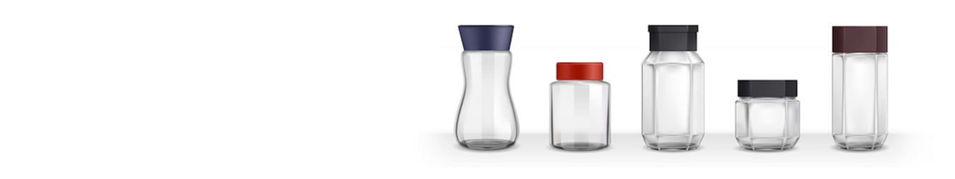 multipurpose glass jars