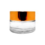 cream glass jar cap