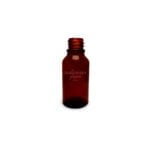 20ml round amber aromatherapy oil bottle