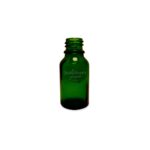 15ml Boston round in green color aromatherapy oil bottle