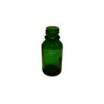 20ml round green glass bottles