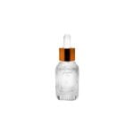 40ml square clear glass bottle