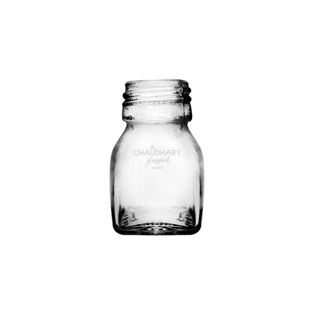 25 g square Glass Jar