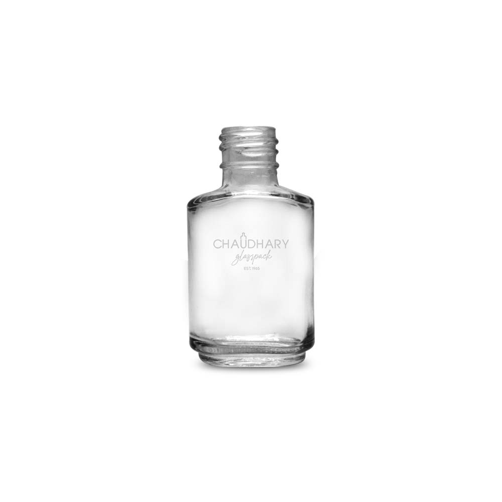 30ml oval liquid or cream foundation glass bottle