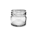 31ml cream glass jar