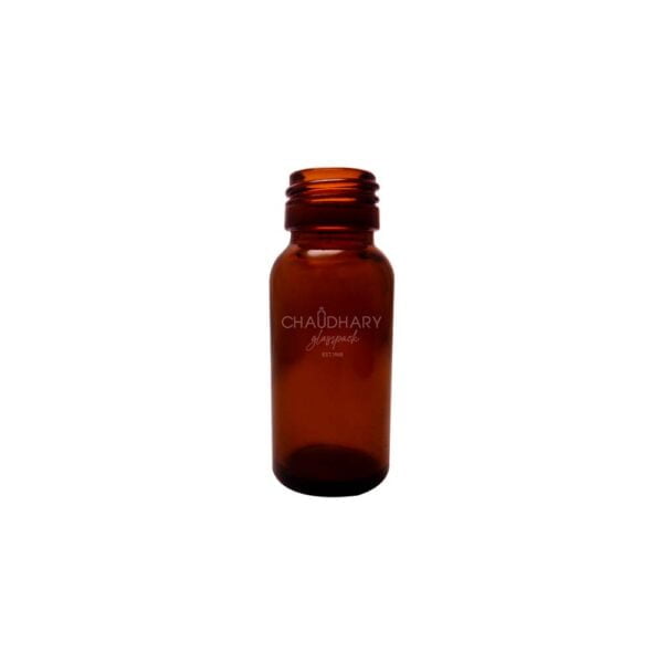 32ml PD amber round glass bottle for pills : wholesaler