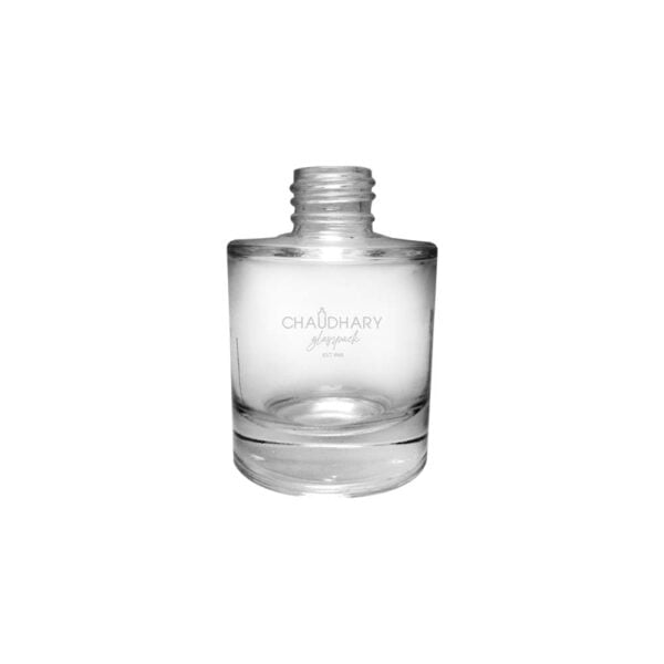 40ml round clear glass serum bottle
