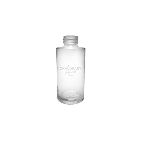 40ml round clear glass serum bottle