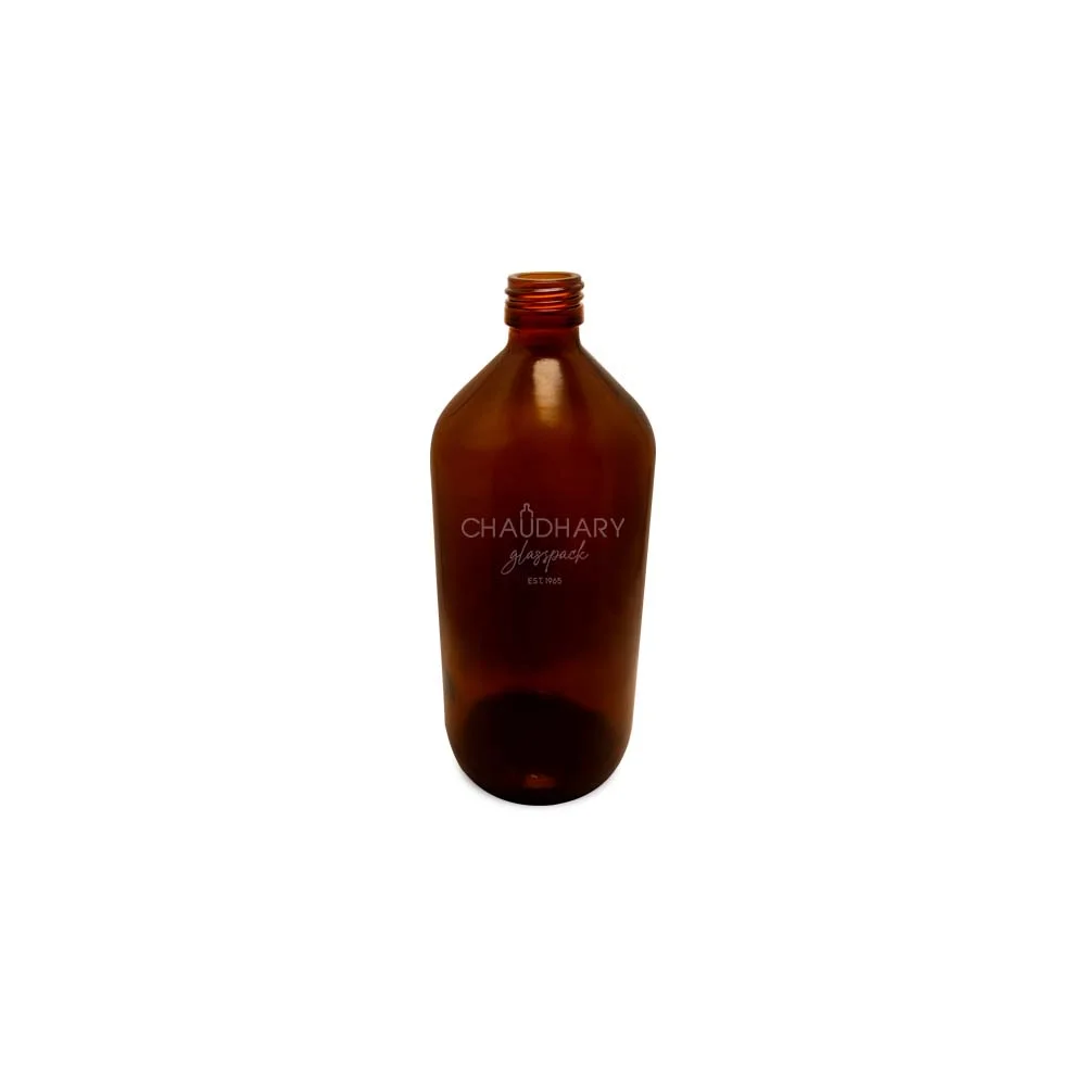 amber glass bottles