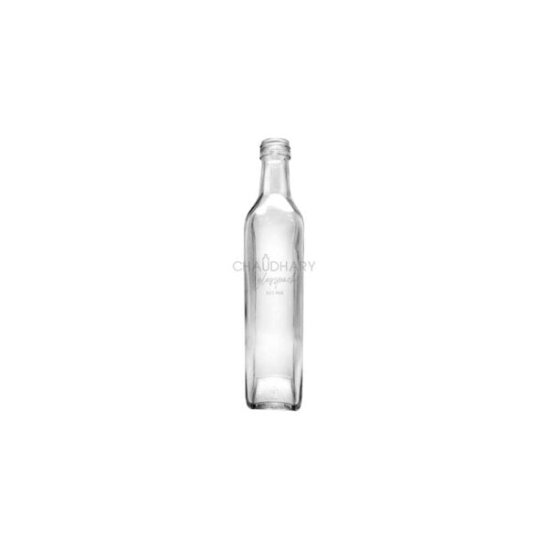 500ml square glass oil bottle