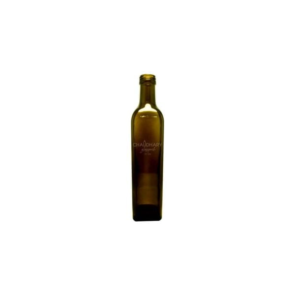 500ml square green oil bottle - wholesaler