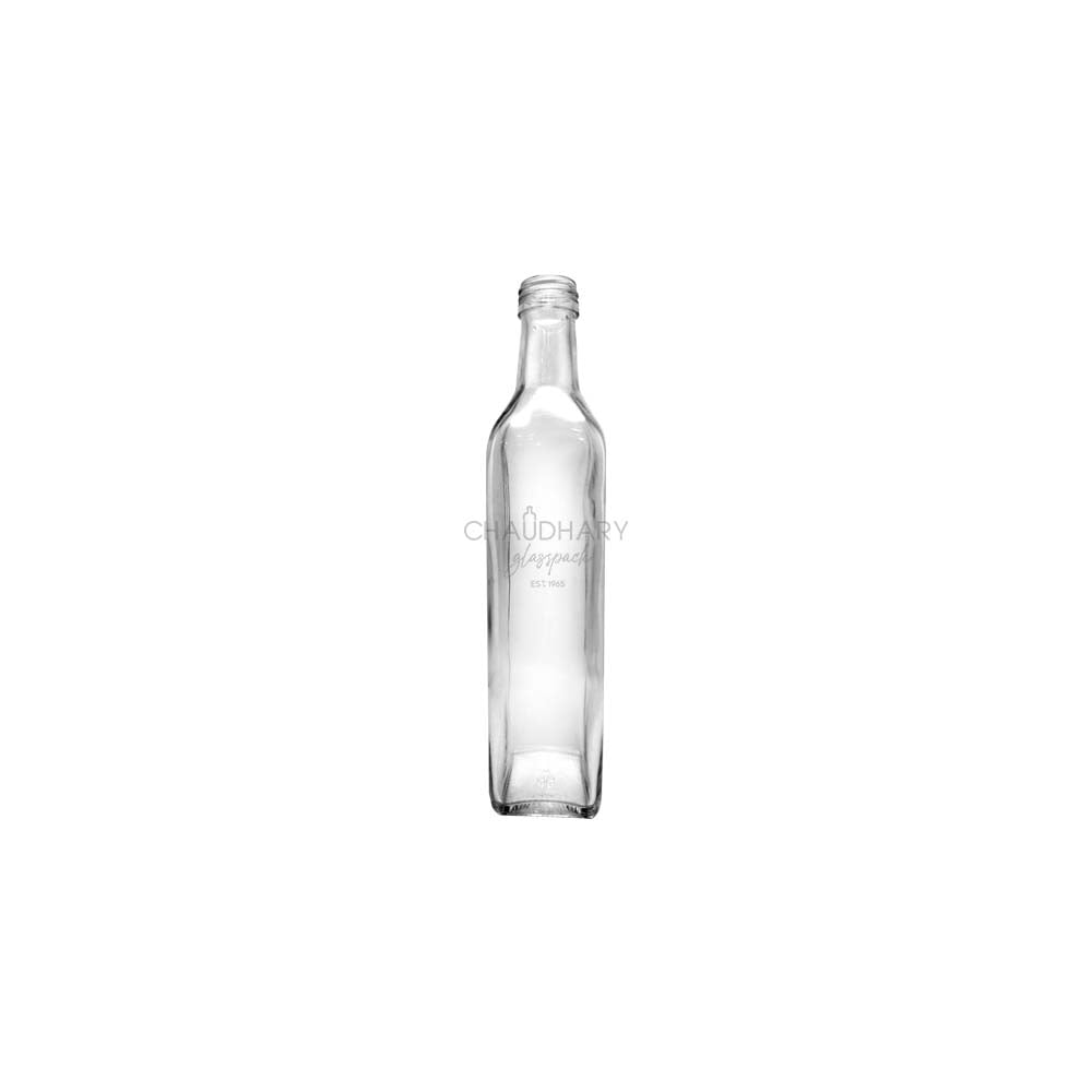 500ml square glass oil bottle
