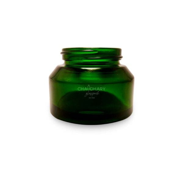 50g green round cream jar