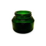 50g green round cream jar
