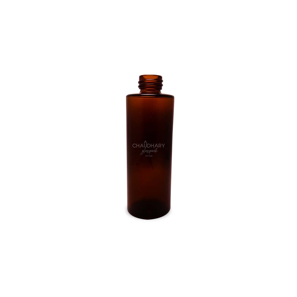 60ml round amber glass serum bottle