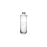 60ml round clear glass serum bottle