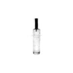 60ml ribbed glass bottle with cap