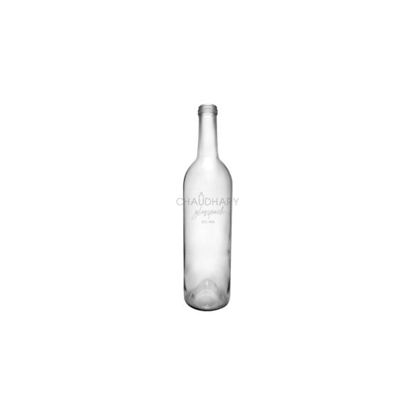 750ml Wine glass bottle