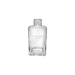 80ml square dropper clear glass serum bottle