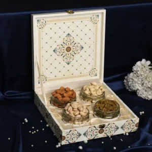 Glass Multipurpose Jars add a touch of luxury to the gift boxes