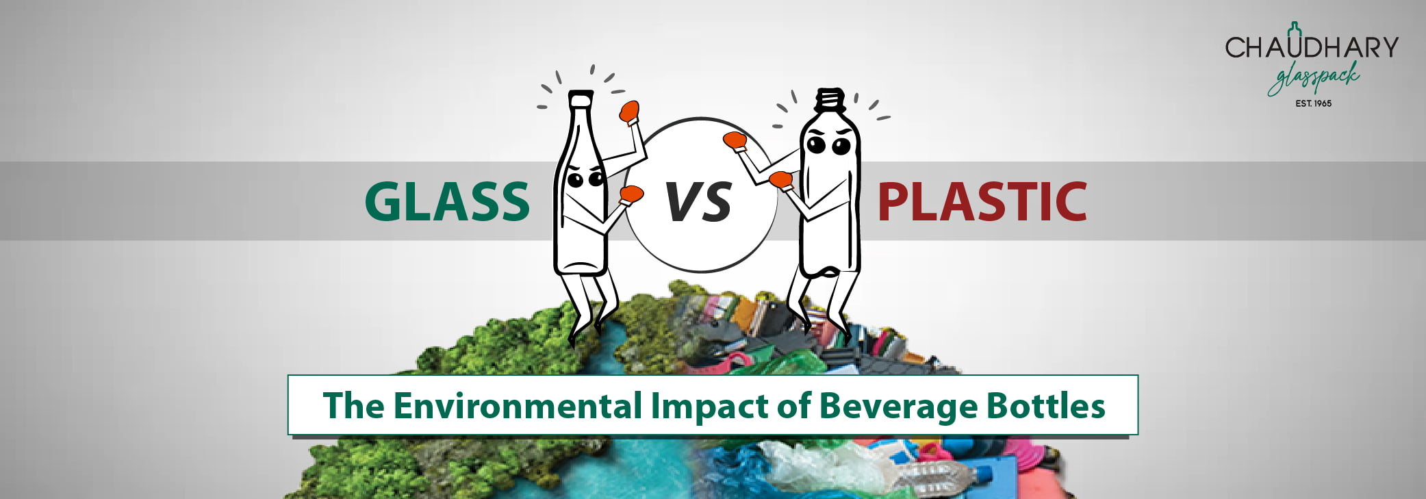 glass bottles vs plastic bottles