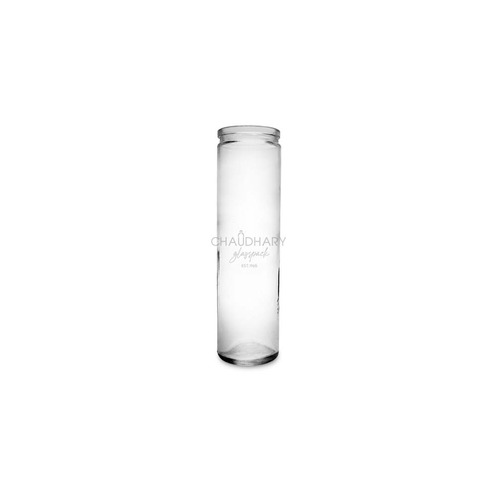 209ml clear round long jar