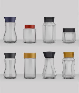 Glass jar bottles wholesale