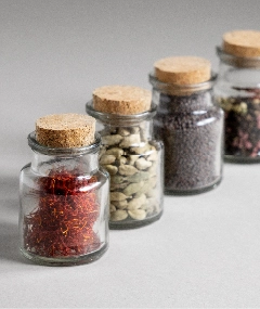Empty Glass Jars for Spices