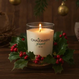 customize glass candle jar 