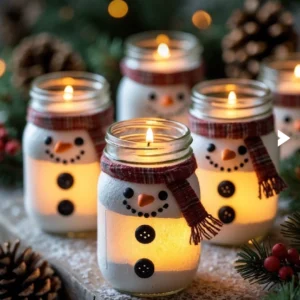 Candle Jars for Christmas